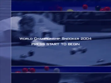 World Championship Snooker 2004 (Europe) screen shot title